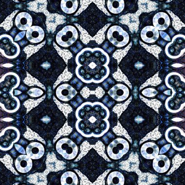 Kusursuz desen. Kusursuz bir doku. Soyut sonsuz desen. kaleydoskop