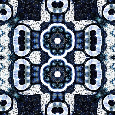 Kusursuz desen. Kusursuz bir doku. Soyut sonsuz desen. kaleydoskop