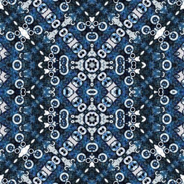 Kusursuz desen. Kusursuz bir doku. Soyut sonsuz desen. kaleydoskop