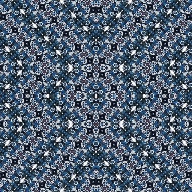 Kusursuz desen. Kusursuz bir doku. Soyut sonsuz desen. kaleydoskop