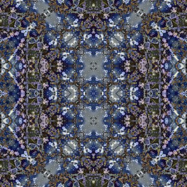 Kusursuz desen. Kusursuz bir doku. Soyut sonsuz desen. kaleydoskop