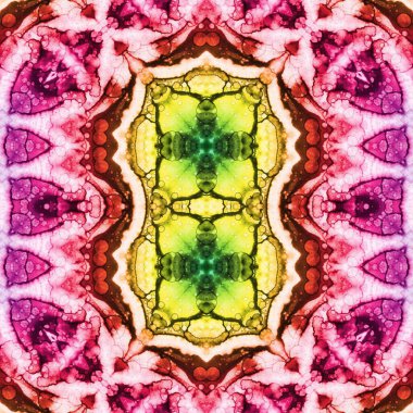 Kusursuz desen. Kusursuz bir doku. Soyut sonsuz desen. kaleydoskop