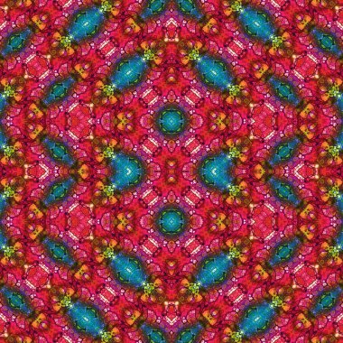 Kusursuz desen. Kusursuz bir doku. Soyut sonsuz desen. kaleydoskop