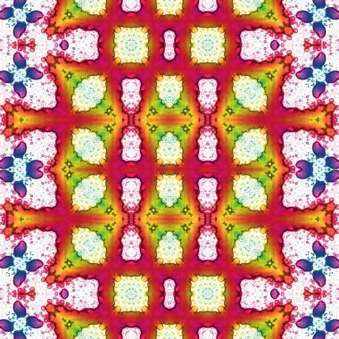 Kusursuz desen. Kusursuz bir doku. Soyut sonsuz desen. kaleydoskop