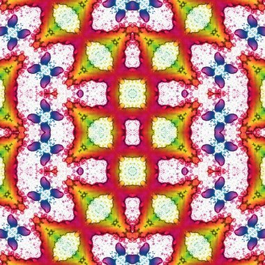 Kusursuz desen. Kusursuz bir doku. Soyut sonsuz desen. kaleydoskop