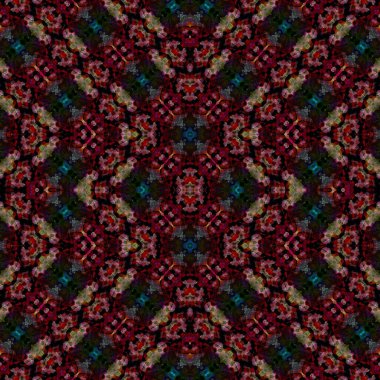 Kusursuz desen. Kusursuz bir doku. Soyut sonsuz desen. kaleydoskop