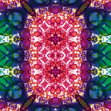 Kusursuz desen. Kusursuz bir doku. Soyut sonsuz desen. kaleydoskop