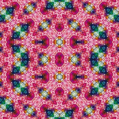 Kusursuz desen. Kusursuz bir doku. Soyut sonsuz desen. kaleydoskop