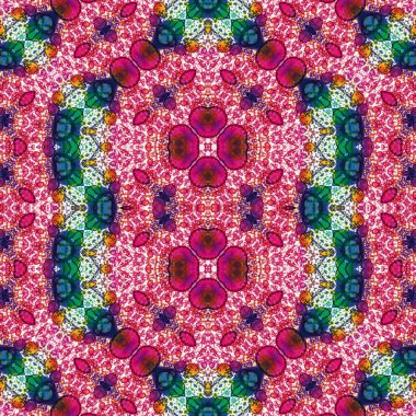 Kusursuz desen. Kusursuz bir doku. Soyut sonsuz desen. kaleydoskop