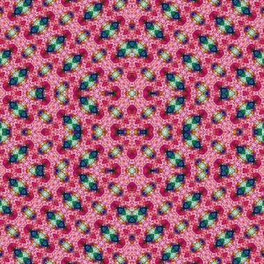 Kusursuz desen. Kusursuz bir doku. Soyut sonsuz desen. kaleydoskop