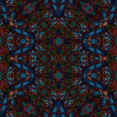 Kusursuz desen. Kusursuz bir doku. Soyut sonsuz desen. kaleydoskop