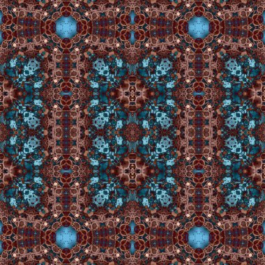 Kusursuz desen. Kusursuz bir doku. Soyut sonsuz desen. kaleydoskop