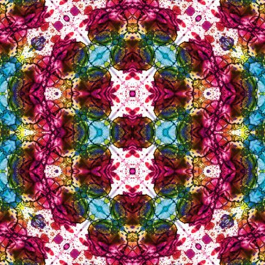 Kusursuz desen. Kusursuz bir doku. Soyut sonsuz desen. kaleydoskop