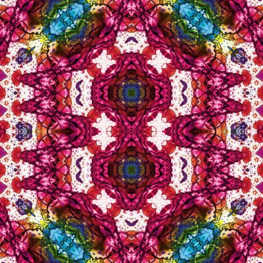 Kusursuz desen. Kusursuz bir doku. Soyut sonsuz desen. kaleydoskop