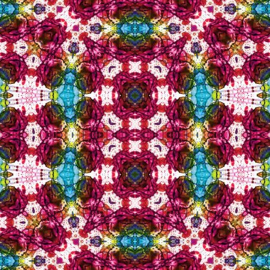 Kusursuz desen. Kusursuz bir doku. Soyut sonsuz desen. kaleydoskop