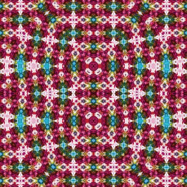 Kusursuz desen. Kusursuz bir doku. Soyut sonsuz desen. kaleydoskop