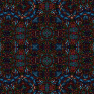 Kusursuz desen. Kusursuz bir doku. Soyut sonsuz desen. kaleydoskop