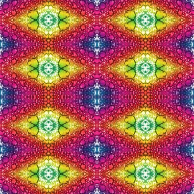 Kusursuz desen. Kusursuz bir doku. Soyut sonsuz desen. kaleydoskop