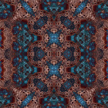 Kusursuz desen. Kusursuz bir doku. Soyut sonsuz desen. kaleydoskop