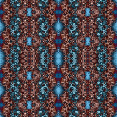 Kusursuz desen. Kusursuz bir doku. Soyut sonsuz desen. kaleydoskop