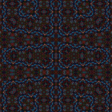 Kusursuz desen. Kusursuz bir doku. Soyut sonsuz desen. kaleydoskop