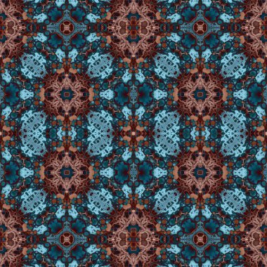 Kusursuz desen. Kusursuz bir doku. Soyut sonsuz desen. kaleydoskop