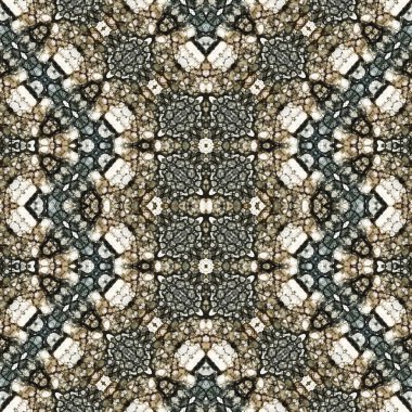 Kusursuz desen. Kusursuz bir doku. Soyut sonsuz desen. kaleydoskop