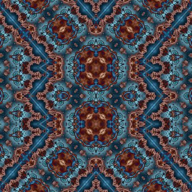 Kusursuz desen. Kusursuz bir doku. Soyut sonsuz desen. kaleydoskop