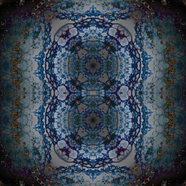 Kusursuz desen. Kusursuz bir doku. Soyut sonsuz desen. kaleydoskop