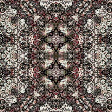 Kusursuz desen. Kusursuz bir doku. Soyut sonsuz desen. kaleydoskop