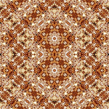 Kusursuz desen. Kusursuz bir doku. Soyut sonsuz desen. kaleydoskop