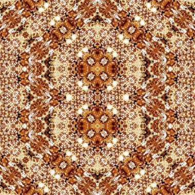 Kusursuz desen. Kusursuz bir doku. Soyut sonsuz desen. kaleydoskop