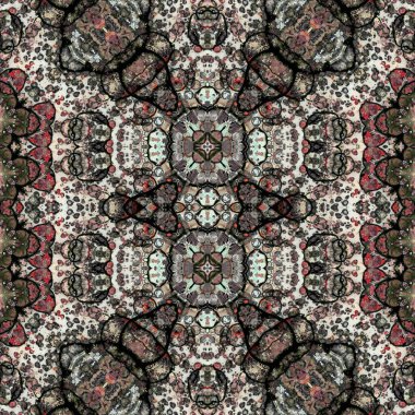 Kusursuz desen. Kusursuz bir doku. Soyut sonsuz desen. kaleydoskop