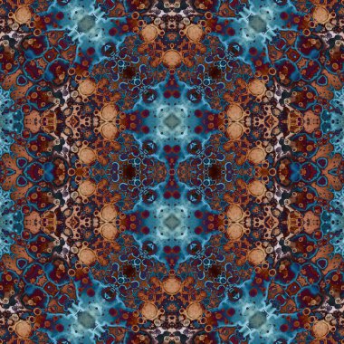 Kusursuz desen. Kusursuz bir doku. Soyut sonsuz desen. kaleydoskop