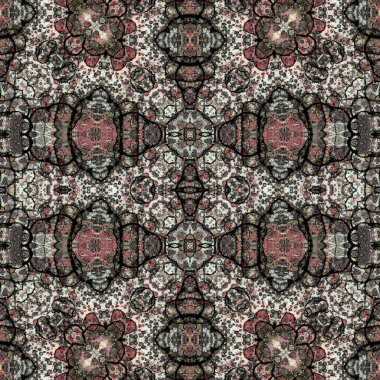 Kusursuz desen. Kusursuz bir doku. Soyut sonsuz desen. kaleydoskop