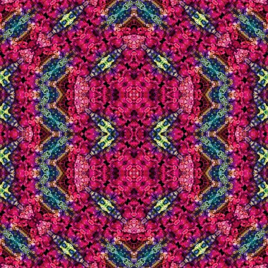 Kusursuz desen. Kusursuz bir doku. Soyut sonsuz desen. kaleydoskop