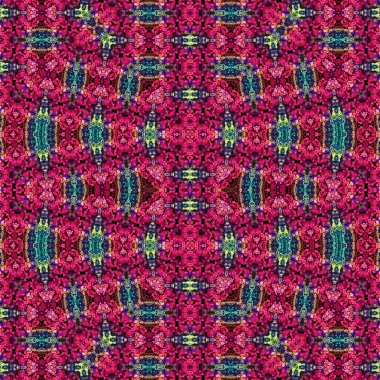 Kusursuz desen. Kusursuz bir doku. Soyut sonsuz desen. kaleydoskop