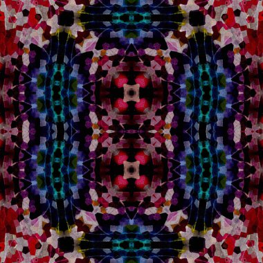 Kusursuz desen. Kusursuz bir doku. Soyut sonsuz desen. kaleydoskop