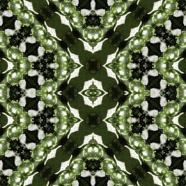 Kusursuz desen. Kusursuz bir doku. Soyut sonsuz desen. kaleydoskop