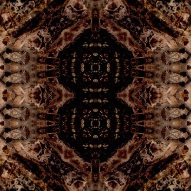 Kusursuz desen. Kusursuz bir doku. Soyut sonsuz desen. kaleydoskop