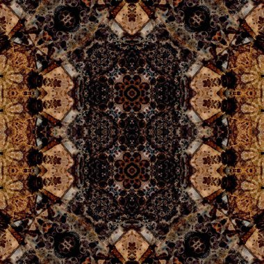 Kusursuz desen. Kusursuz bir doku. Soyut sonsuz desen. kaleydoskop