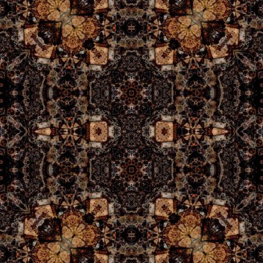 Kusursuz desen. Kusursuz bir doku. Soyut sonsuz desen. kaleydoskop