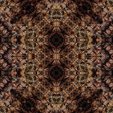 Kusursuz desen. Kusursuz bir doku. Soyut sonsuz desen. kaleydoskop