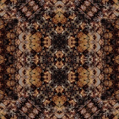 Kusursuz desen. Kusursuz bir doku. Soyut sonsuz desen. kaleydoskop