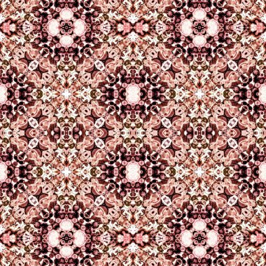 Kusursuz desen. Kusursuz bir doku. Soyut sonsuz desen. kaleydoskop