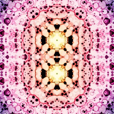 Kusursuz desen. Kusursuz bir doku. Soyut sonsuz desen. kaleydoskop