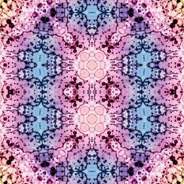 Kusursuz desen. Kusursuz bir doku. Soyut sonsuz desen. kaleydoskop