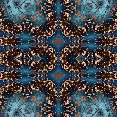 Kusursuz desen. Kusursuz bir doku. Soyut sonsuz desen. kaleydoskop