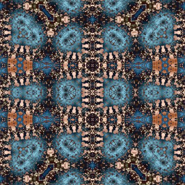 Kusursuz desen. Kusursuz bir doku. Soyut sonsuz desen. kaleydoskop