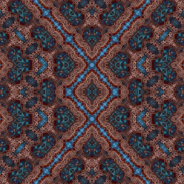 Kusursuz desen. Kusursuz bir doku. Soyut sonsuz desen. kaleydoskop